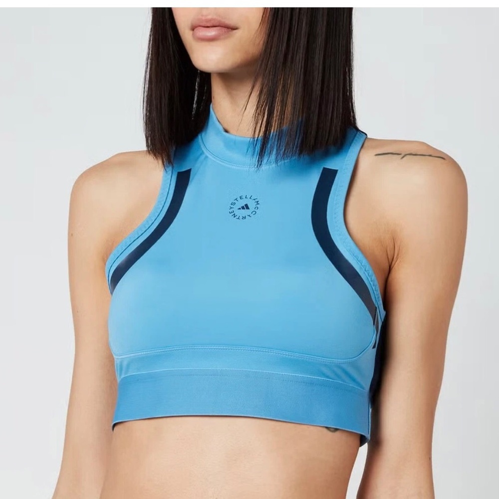 Adidas by Stella McCartney Sky Blue and Black top.
( only top for sale) - Picture 2 of 4